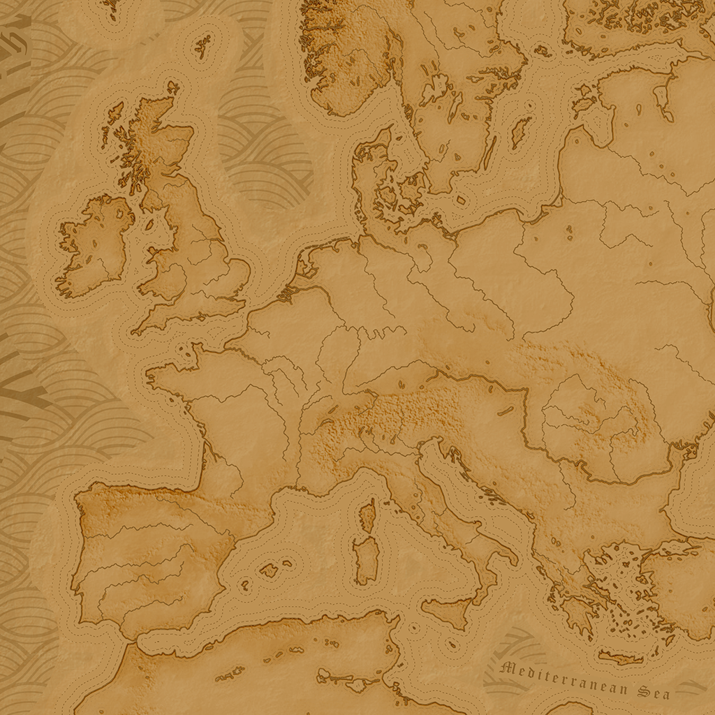 Antique Map - Main Map Background