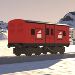 SR 3101 Covered Carriage Truck Utility Van - Sodor Mail (CGI Series)