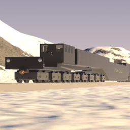 Norfolk and Western Schnabel Locomotive