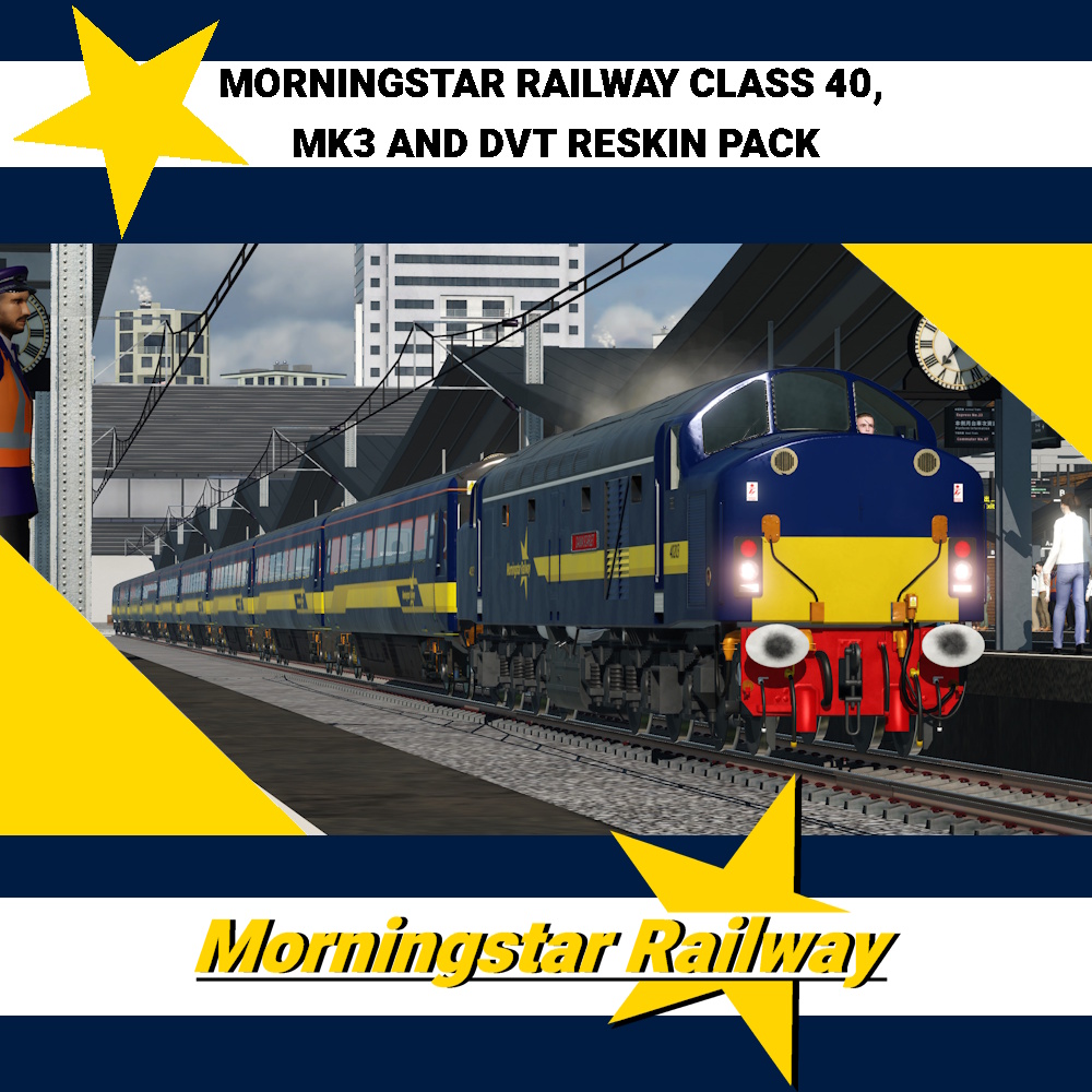 Morningstar Railway Class 40, Mk3A & DVT pack
