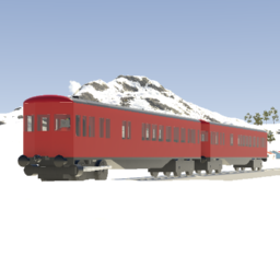 GWR Steam Railmotor - Trailer - Maroon