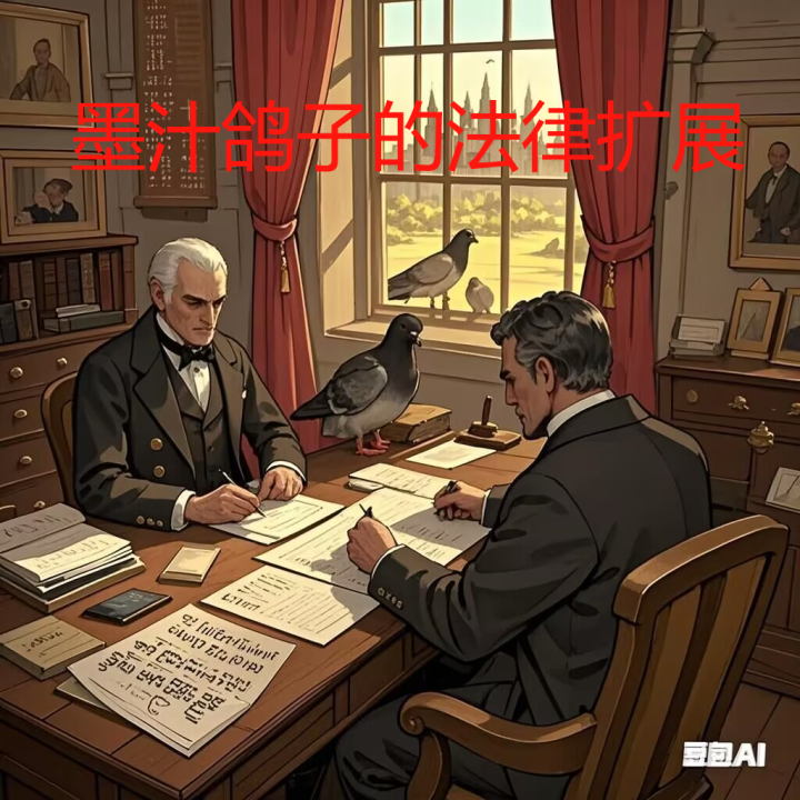 墨汁鸽子的法律扩展