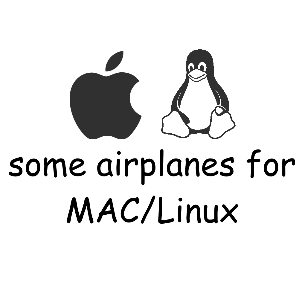 mac version for some of my planes