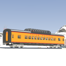 Union Pacific 85' Coach - Dome