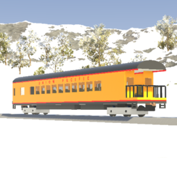 Union Pacific 85' Coach - Observation