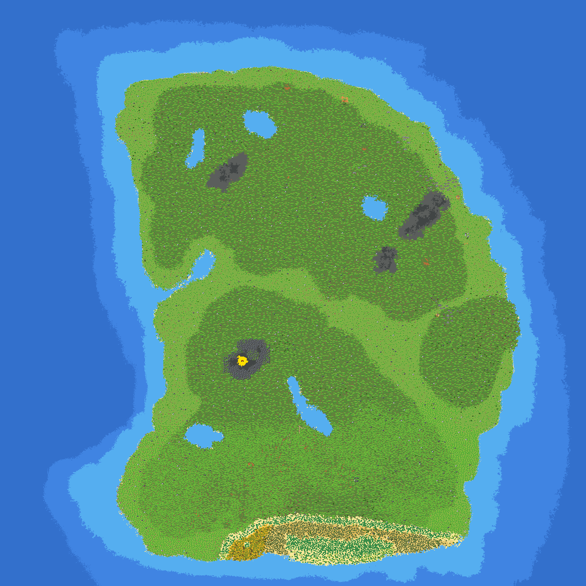 Island 5.308.416m^(2) size
