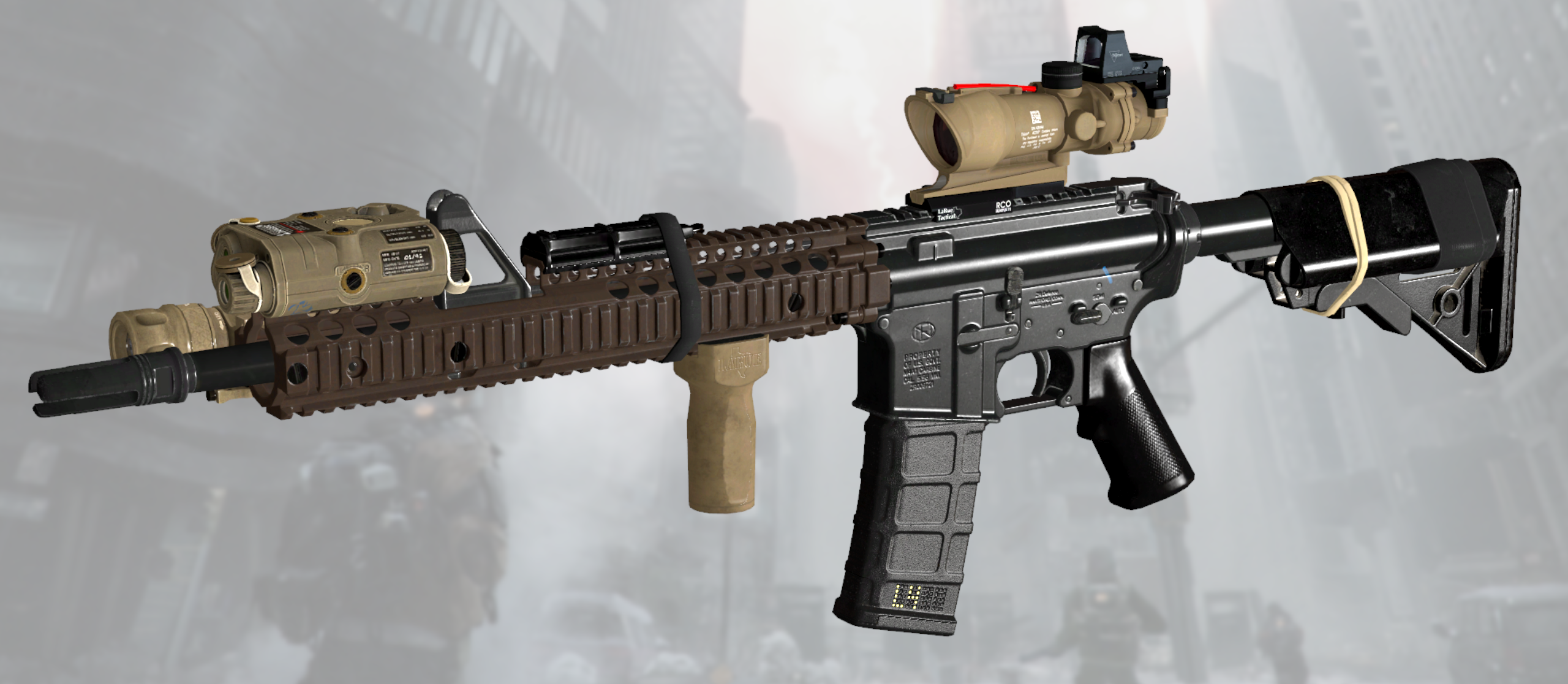 Steam Workshop::M4A1 SOPMOD Block II FSP ACOG [SG552]