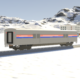Amtrak Baggage Car - Phase V