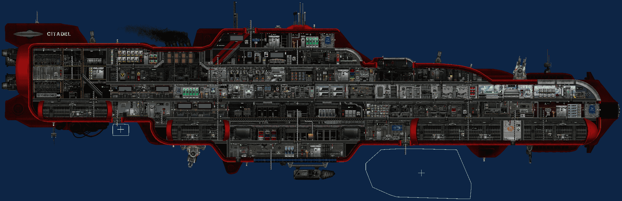 Citadel Class Capital Ship – Barotrauma Mod