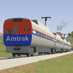 Budd Metroliner - Amtrak Set of 4
