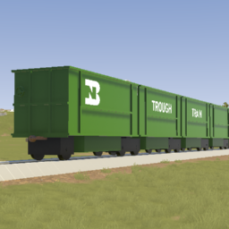 Burlington Northern Trough Train