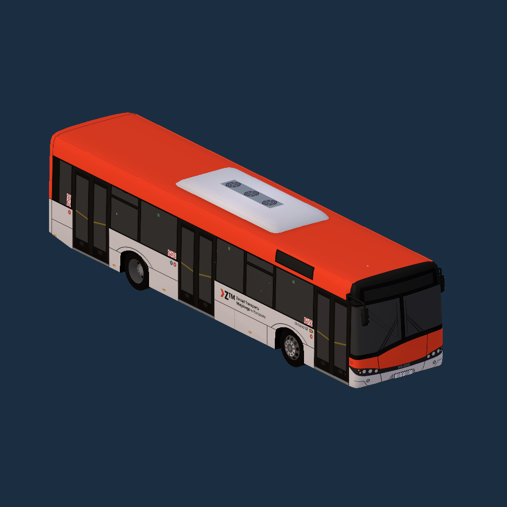 Solaris Urbino III 12 - MPK Rzeszów (nowe malowanie)