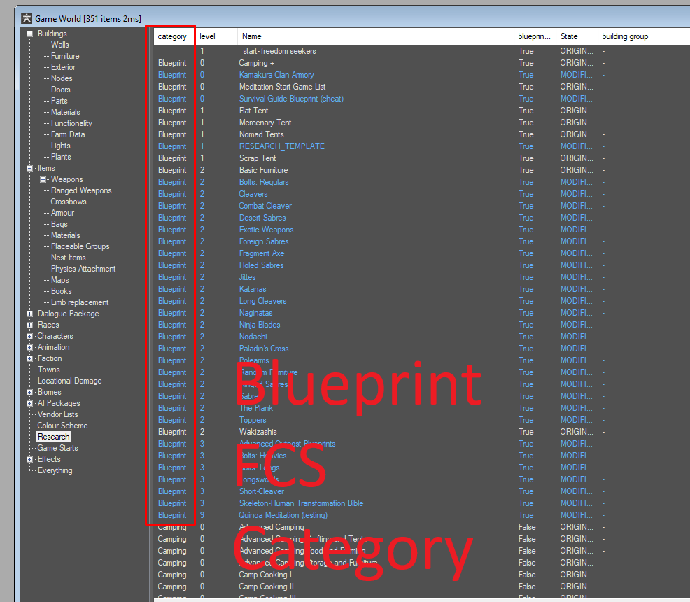 Blueprint FCS Category