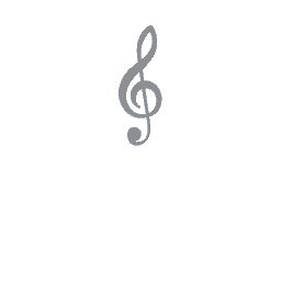 Treble Clef White