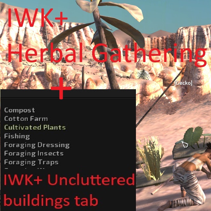 Uncluttered buildings tab - IWK+ Herbal Gathering