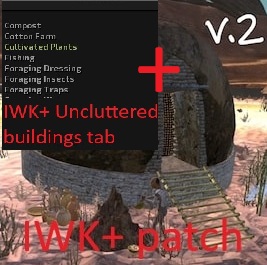 Uncluttered buildings tab - IWK+ Mud and Clay