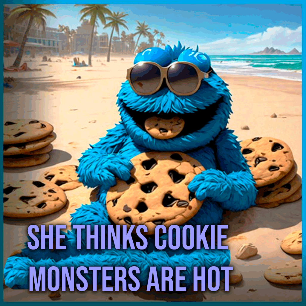 SHE THINKS COOKIE MONSTERS ARE HOT
