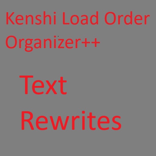 [1.5] MOD ORGANIZER: Text Rewrites