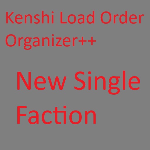 [8.2.1] MOD ORGANIZER: New Single Faction