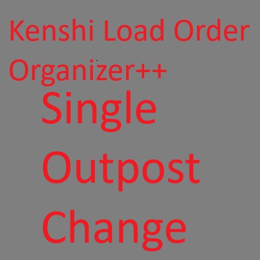 [5.1.4] MOD ORGANIZER: Single Outpost Change