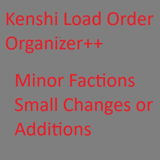 [5.1.1] MOD ORGANIZER: Minor Factions Small Changes or Additions
