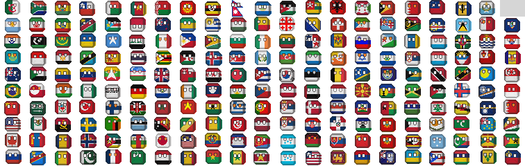[205 FLAGS] All Countryballs in 2025