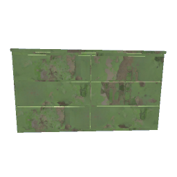 Double Dresser Crackling Moss Green Paint