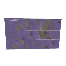 Double Dresser Crackling Lavender Paint