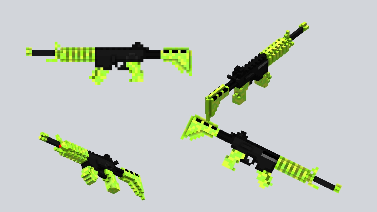 M4A1 Rifle - Fluorescent Camo