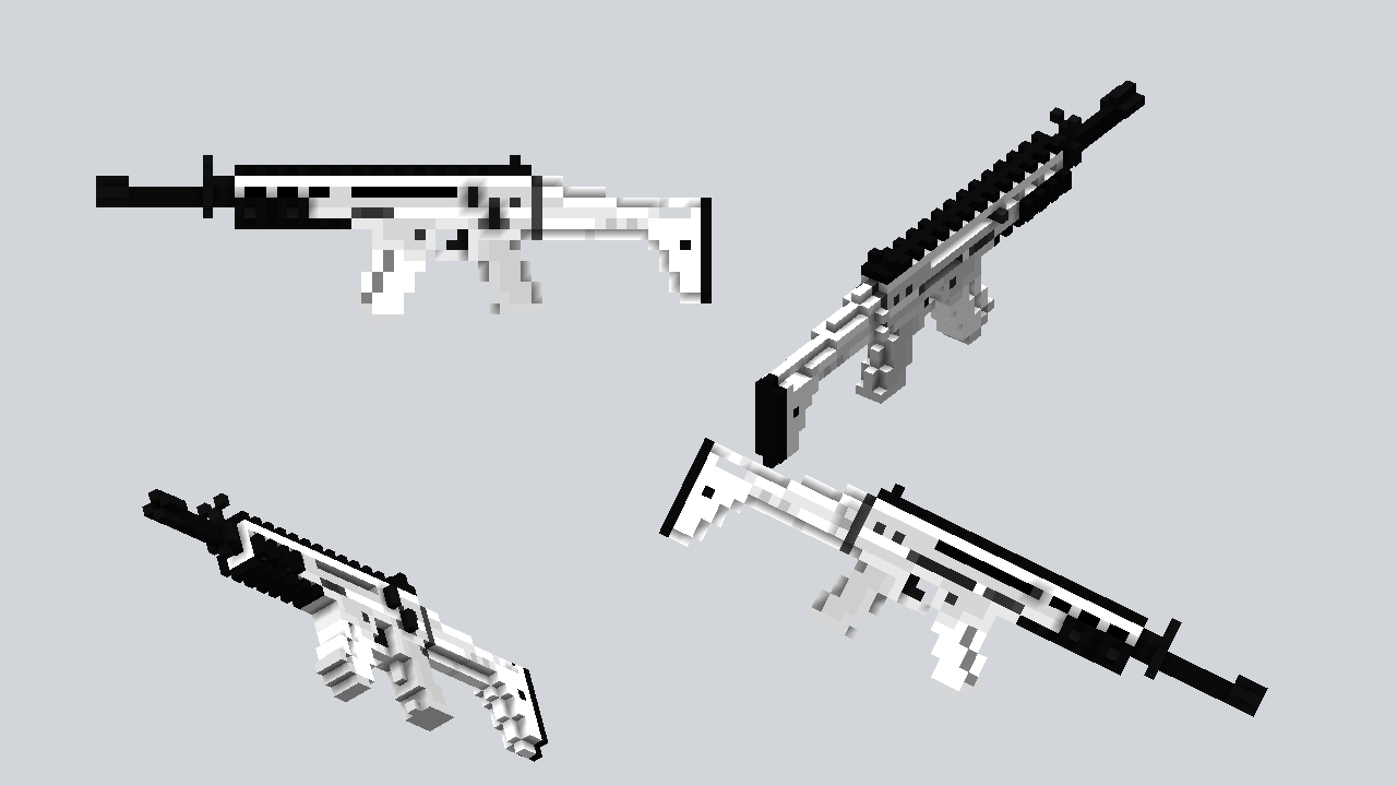 FN SCAR L - Snow Camo