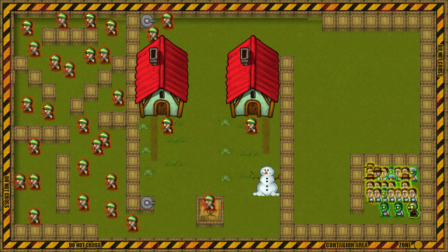 WAR !! . ZOMBIE VS HUMAN !
