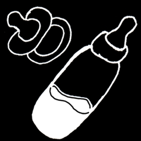 Bottle and Dummy (Pacifier) Decals