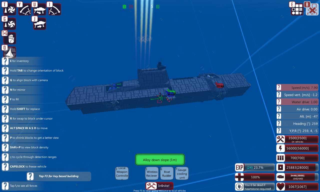 stealth sub with decoy