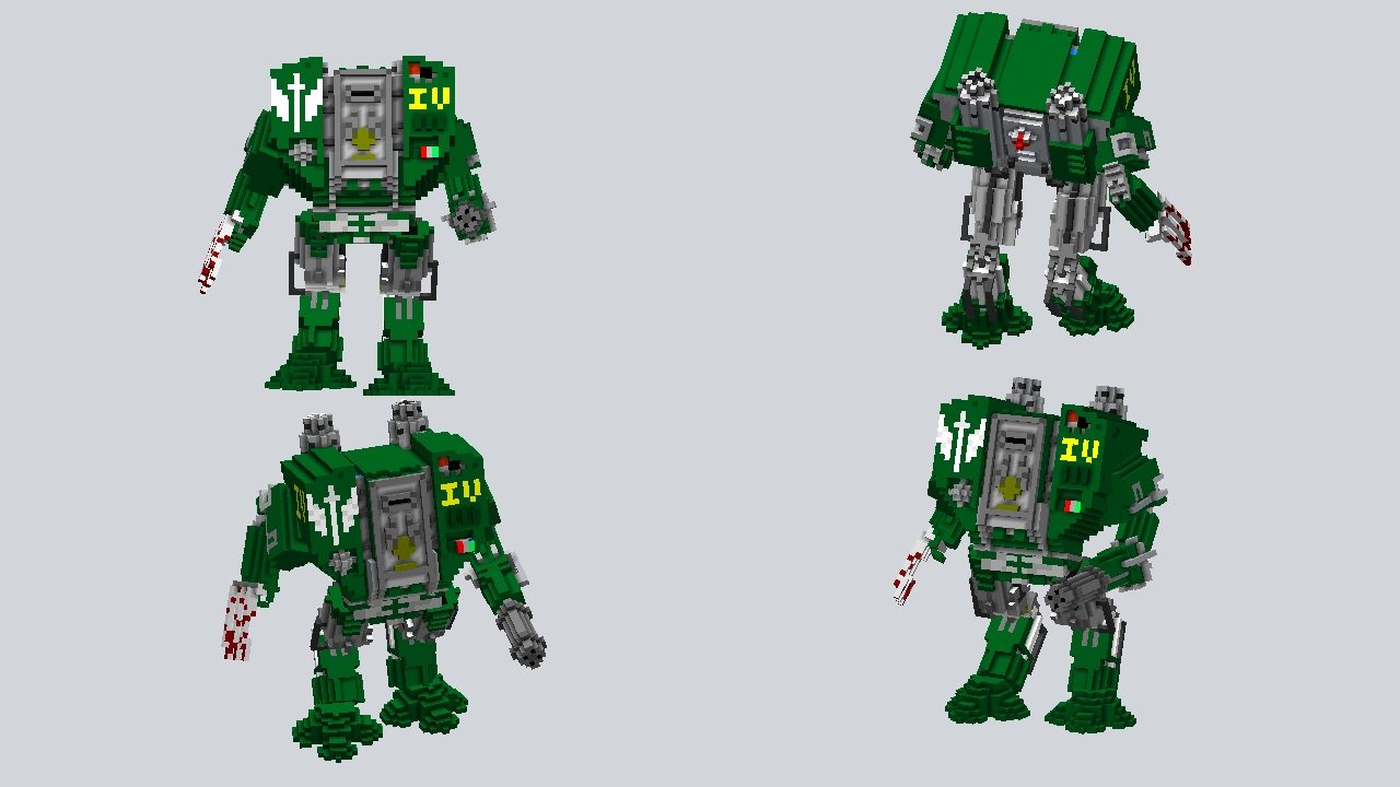 Warhammer 40k - Dark Angels dreadnought