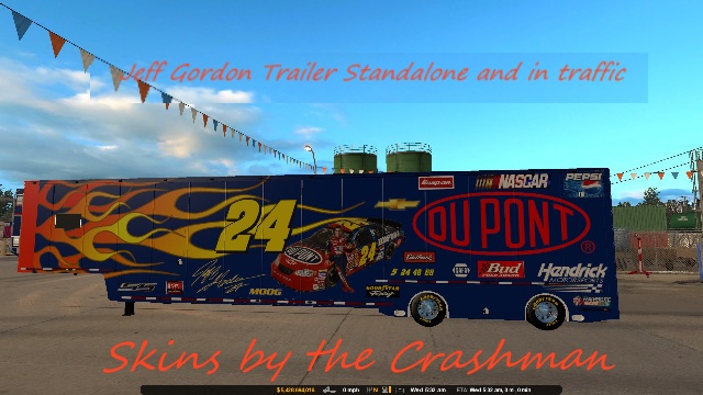 Jeff Gordon Trinute Car Transporter