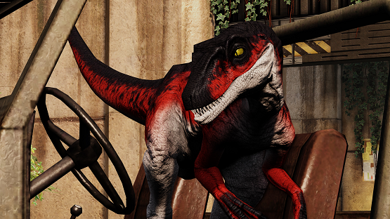 Red Chaos Raptor