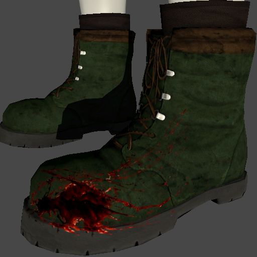 Classic bloody green boots