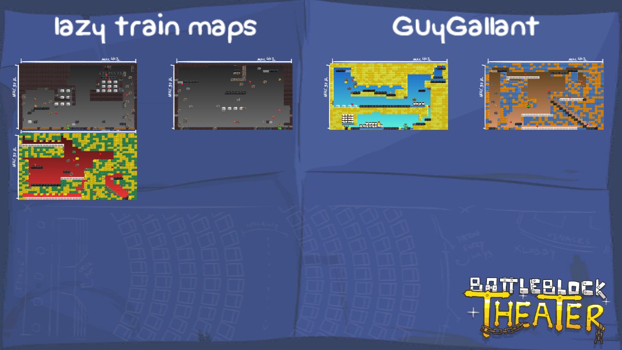 Lazy Train Maps (the playlist whare you PRESS NOTHIN, and win)