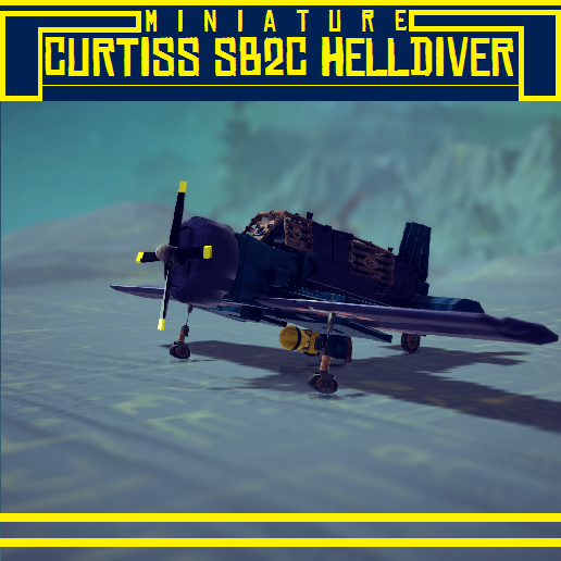 miniature Curtiss SB2C HellDiver preview