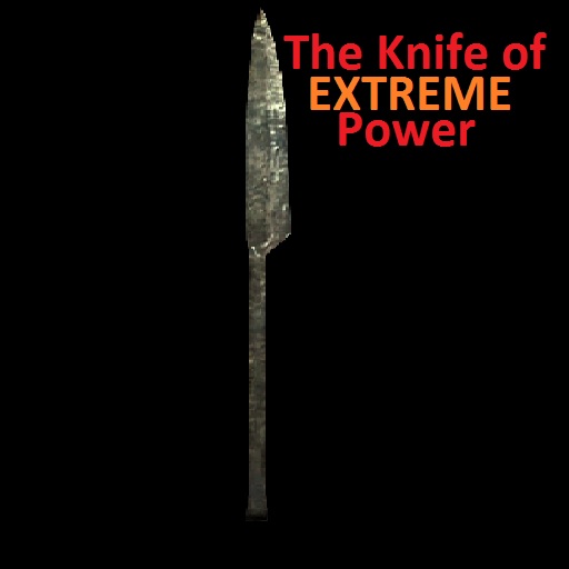 Unnecessarily Powerful Kitchen Knife