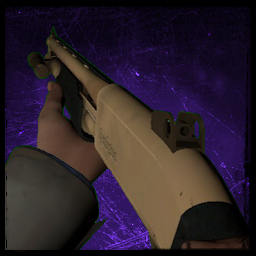 multoman's RNG Skins Seperated: Beige Finish Chrome Shotgun