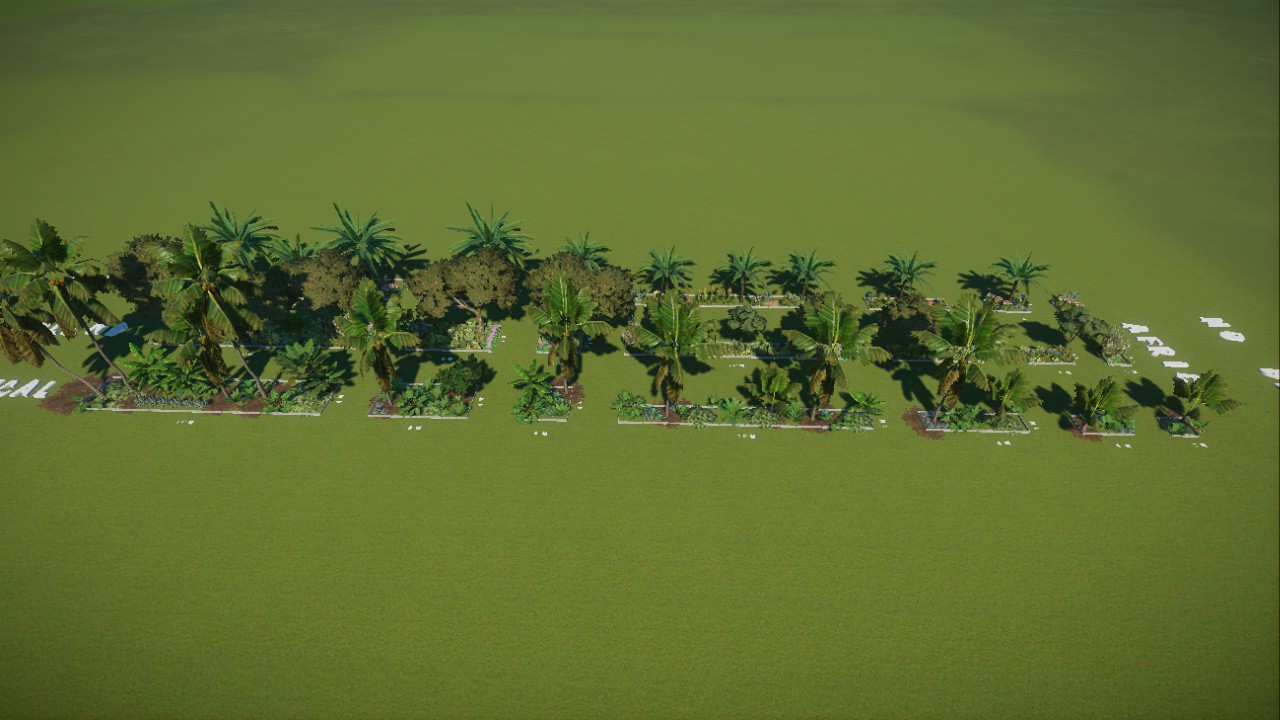 Bed flower pack - Africa (Basic version)