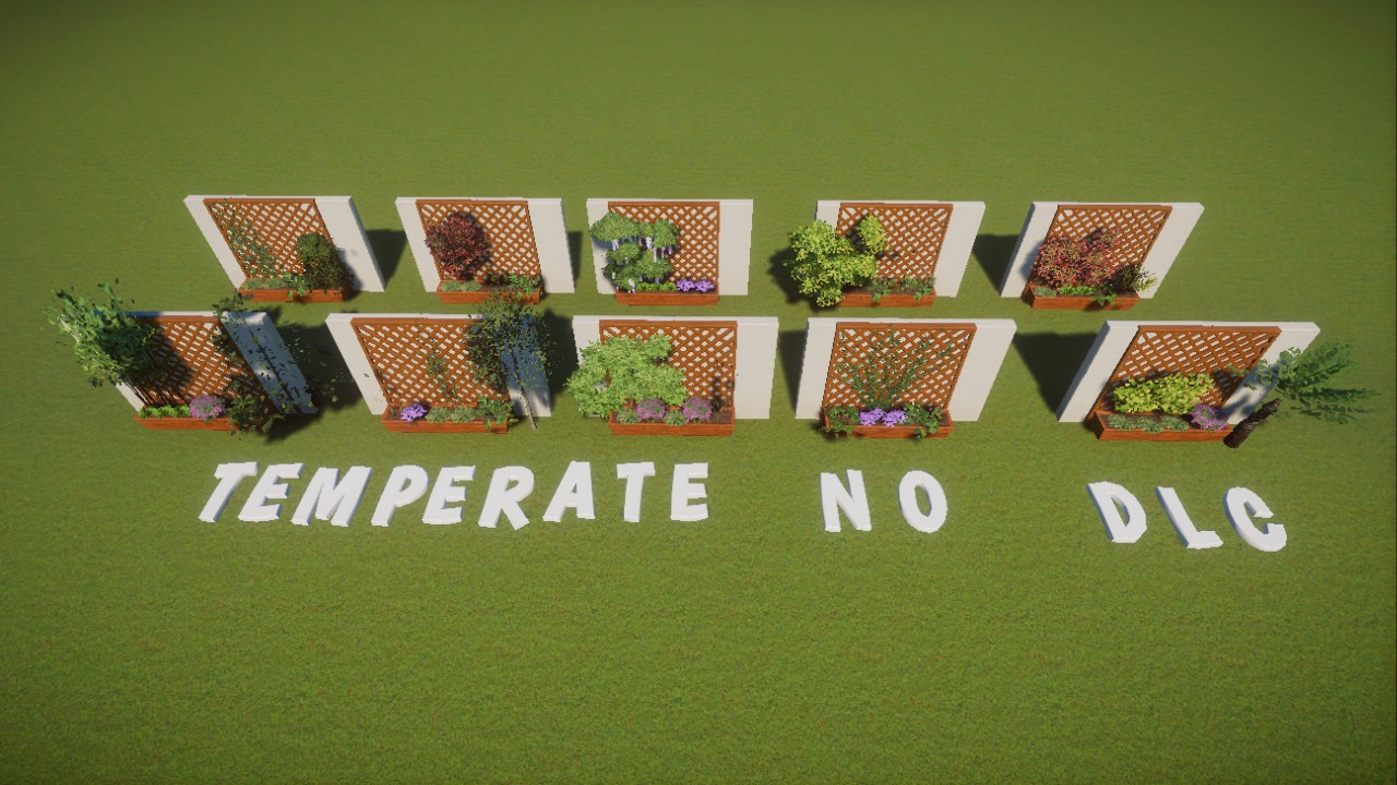Plant holder pack - temperate (Basic version)