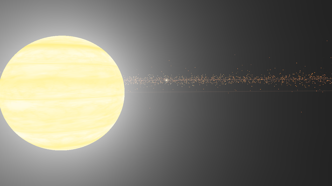 Jupiter's formation 4,565 million years ago