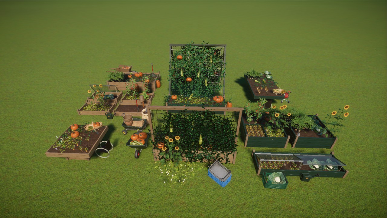 Conservation scenary pack - small vegetable garden 1