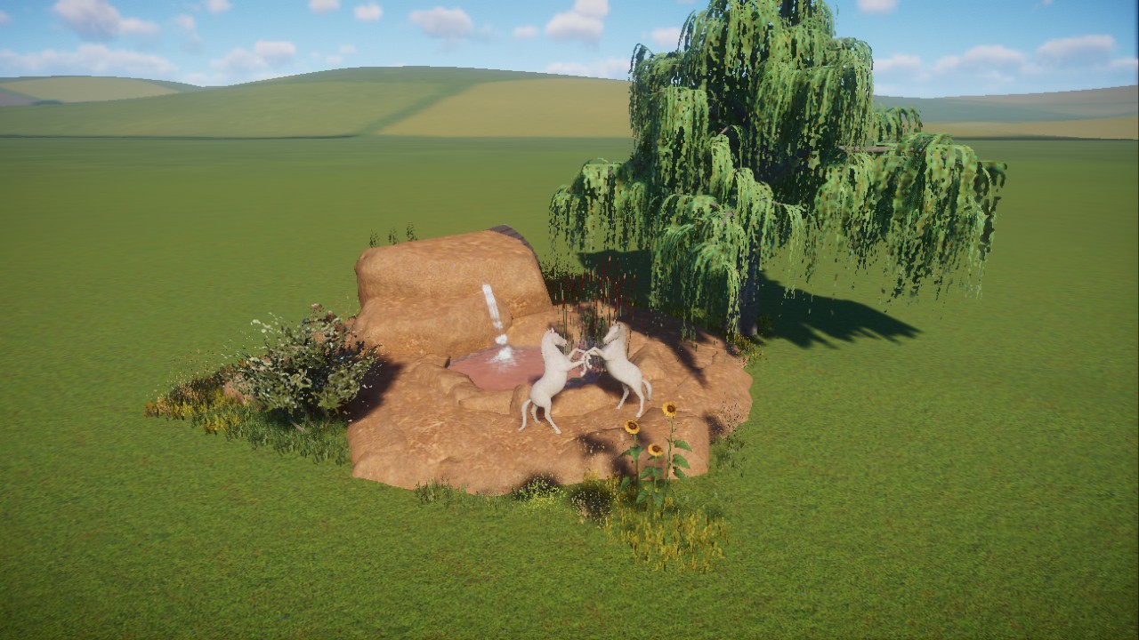 Conservation scenary - natural fountain