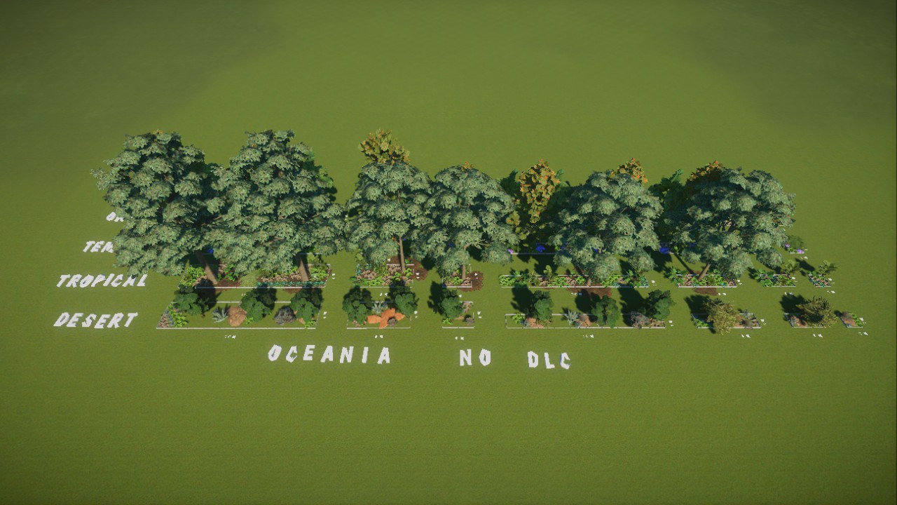 Bedflower pack - Oceania (Basic version)