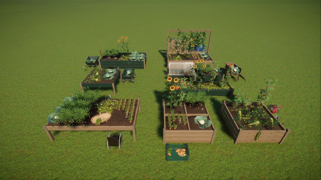 Conservation scenary pack - small vegetable garden 2