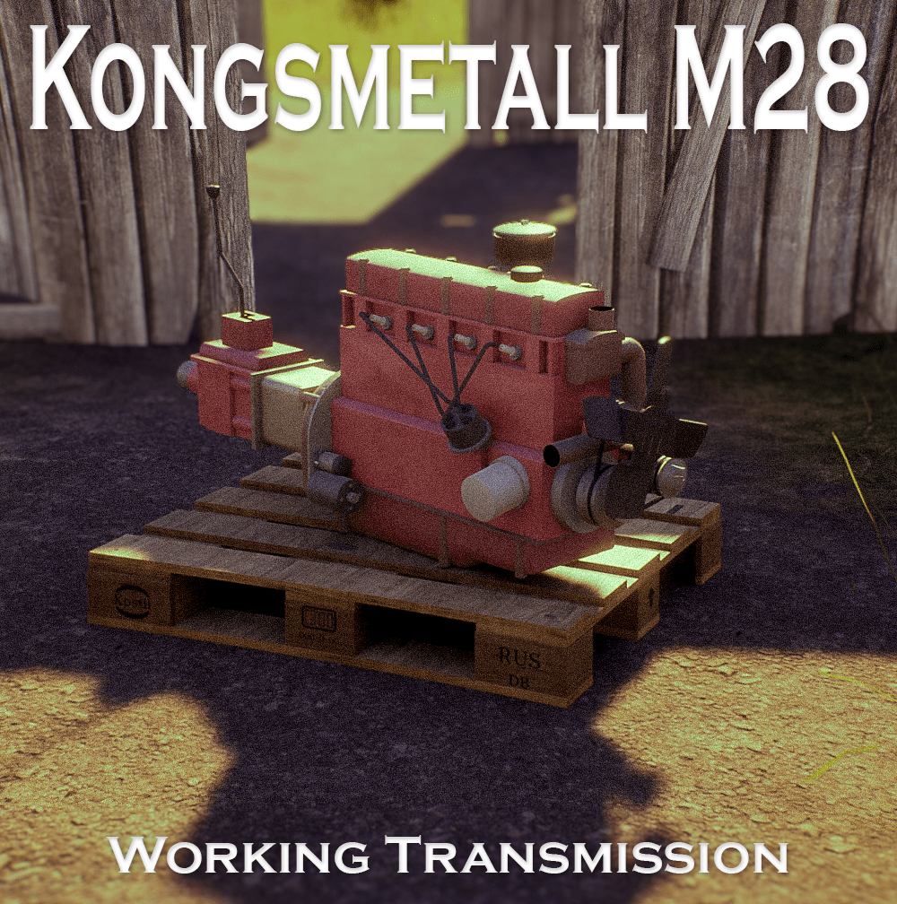 Kongsmetall M28 I4 Engine & Transmission