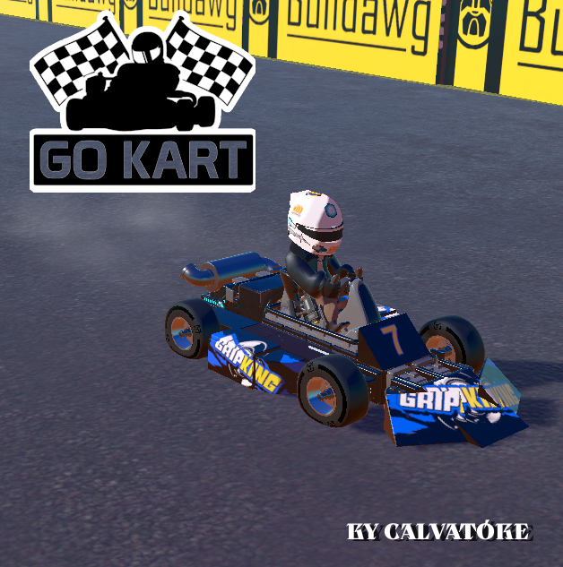 Realistic go-kart